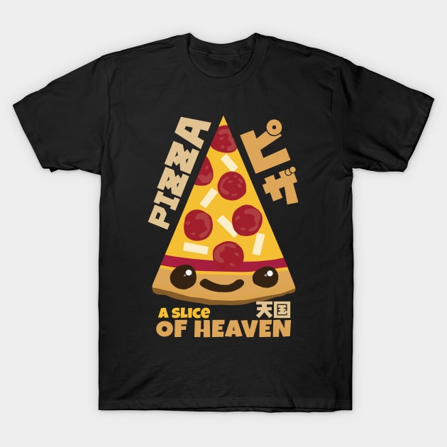 I love Pizza a slice of heaven T-Shirt by KewaleeTee